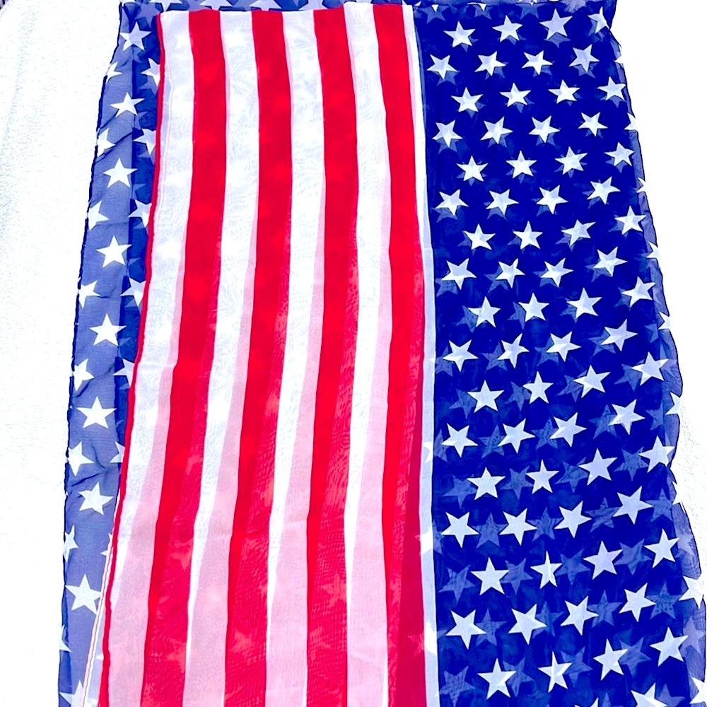 Light weight sheer long scarf